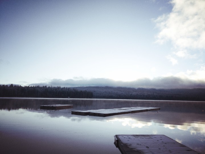 Winter on the lake
