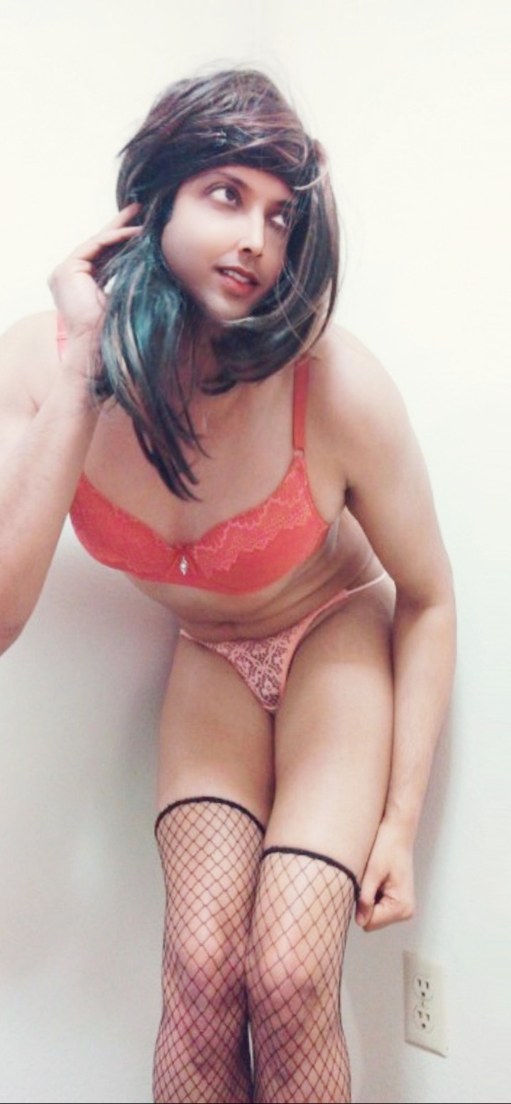 sissy in lingerie