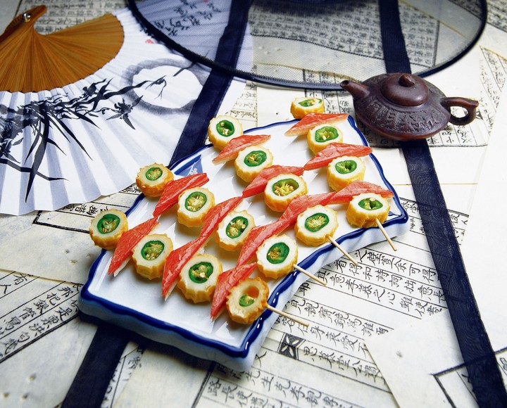 맥주와 다양한 안주