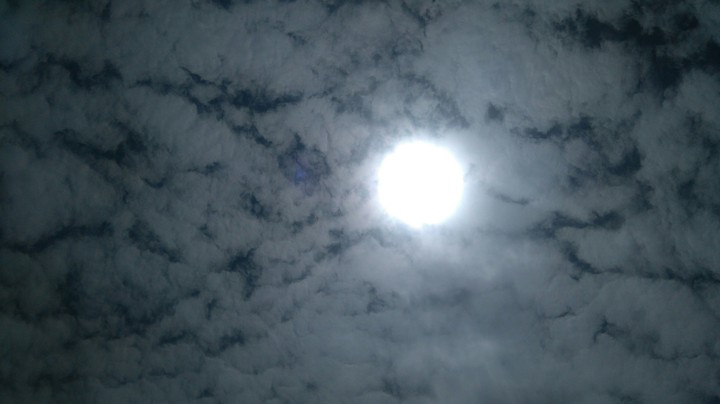 sun.... but seen like a moon...