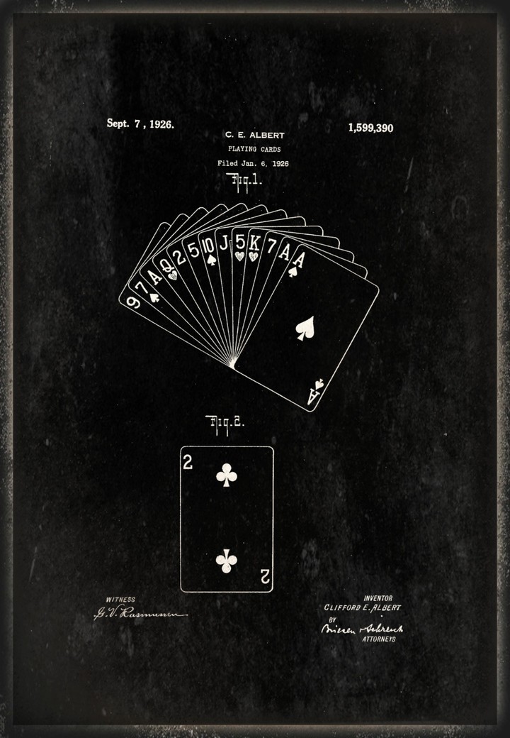 cards - patent 1926