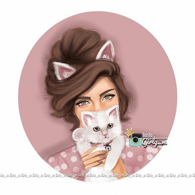 Милашка с котиком