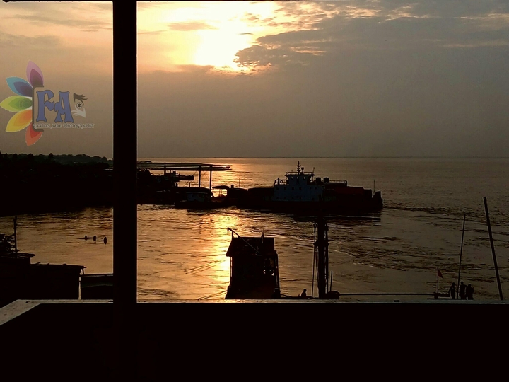sunset time ..