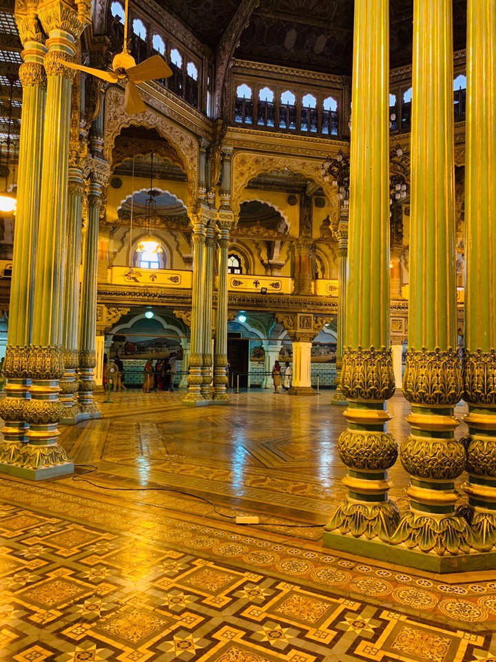 Mysore Palace king's court