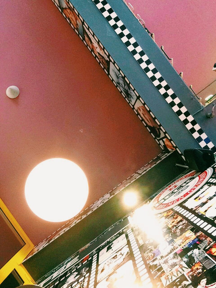 the ceiling