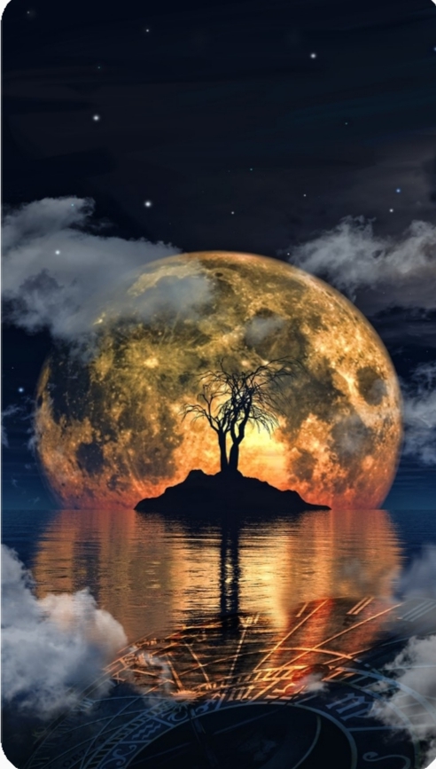 beautiful moon