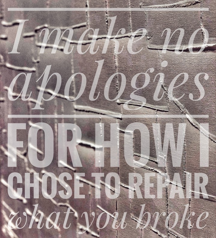 no apologies