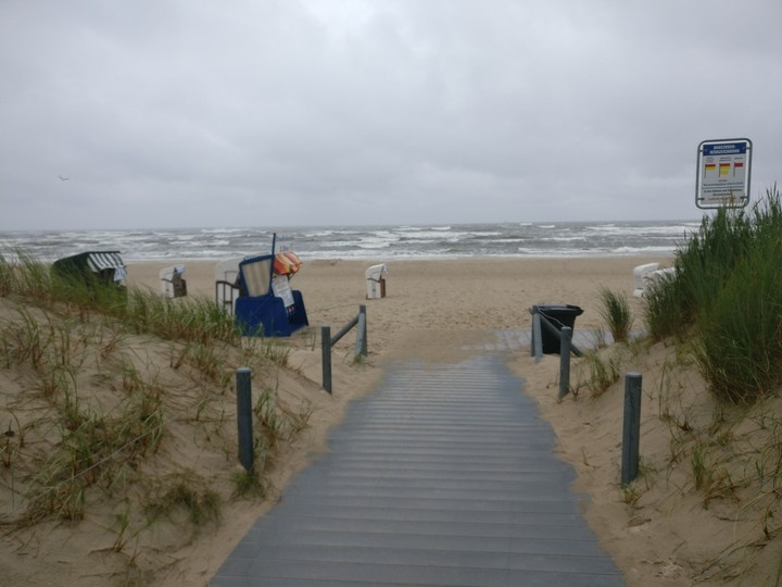 die windige Ostsee im Juli 2017