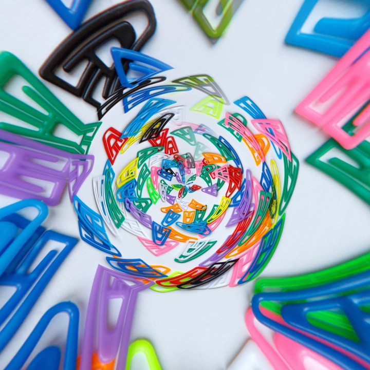 distorted paper clips