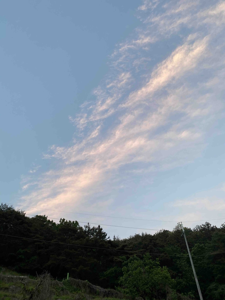 해질녁 하늘