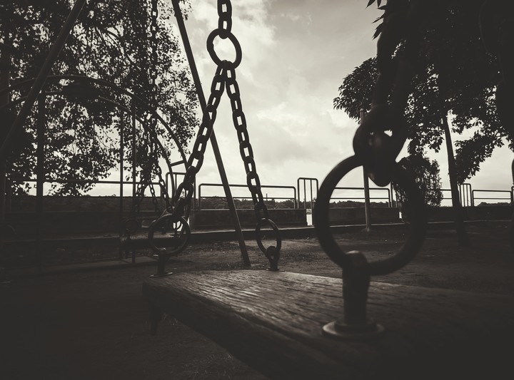 Alone in the park..