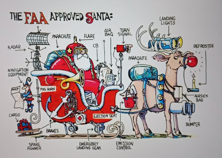 Santa on the Roll