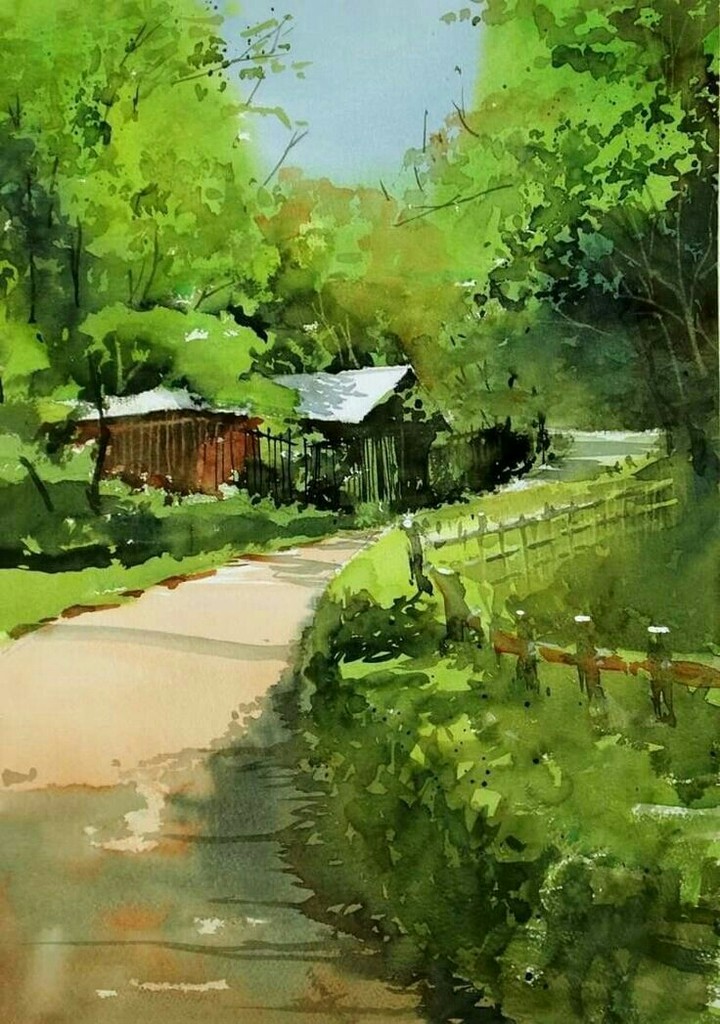 green