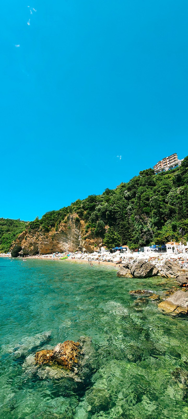 Crystal clear sea