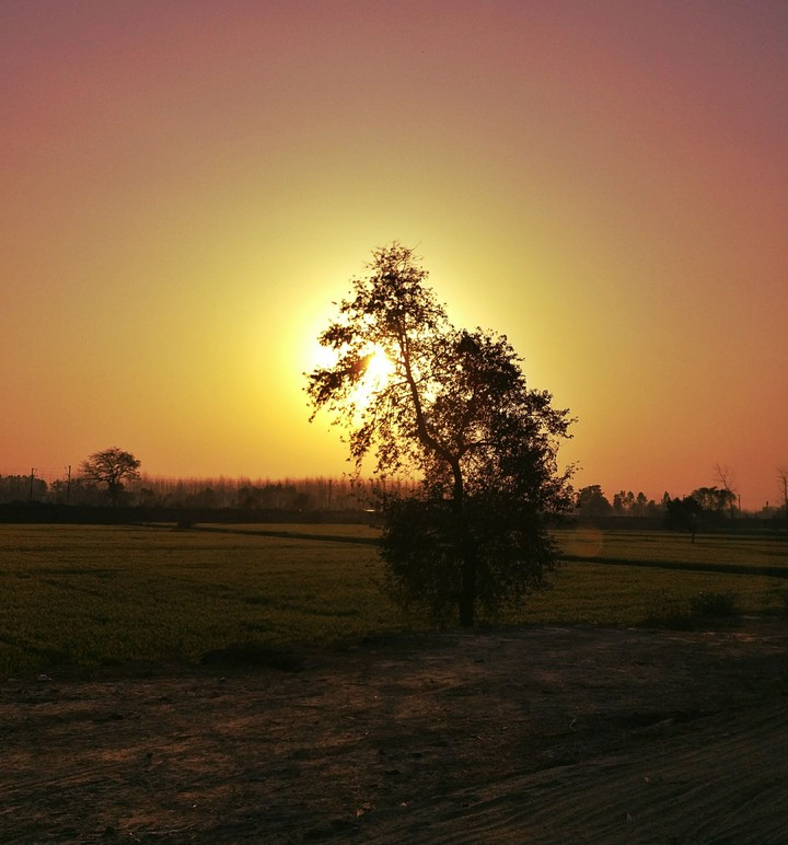 sunset somewhere in India