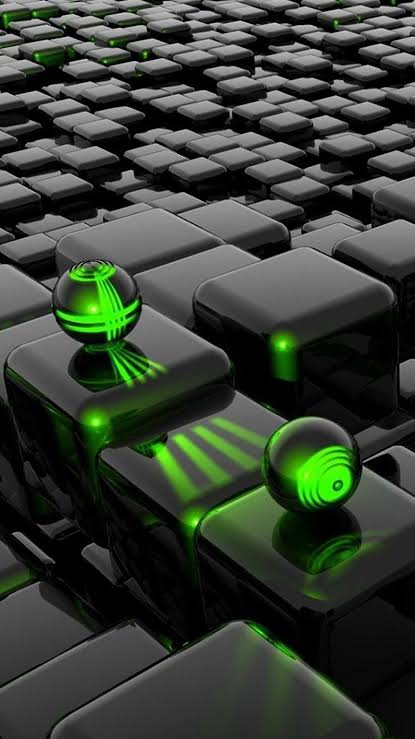 two shining ball on keyboard