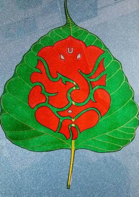 leaf Ganesha