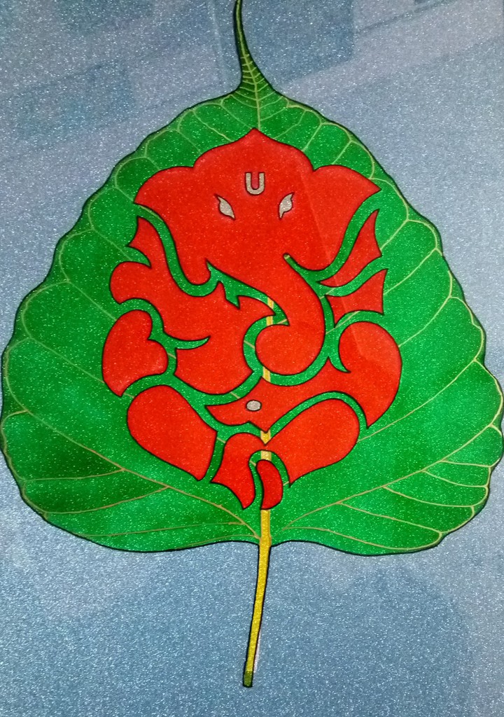 leaf Ganesha