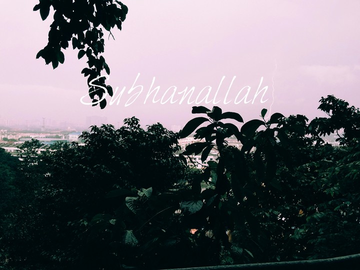 ' Subhanallah ' 'I m a Muslim :) '