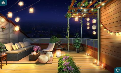 anime real background