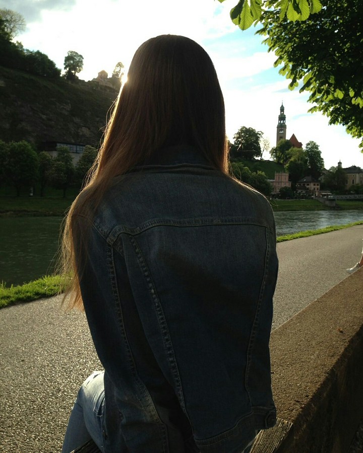 watching to the sunset