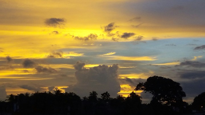 Golden sky
