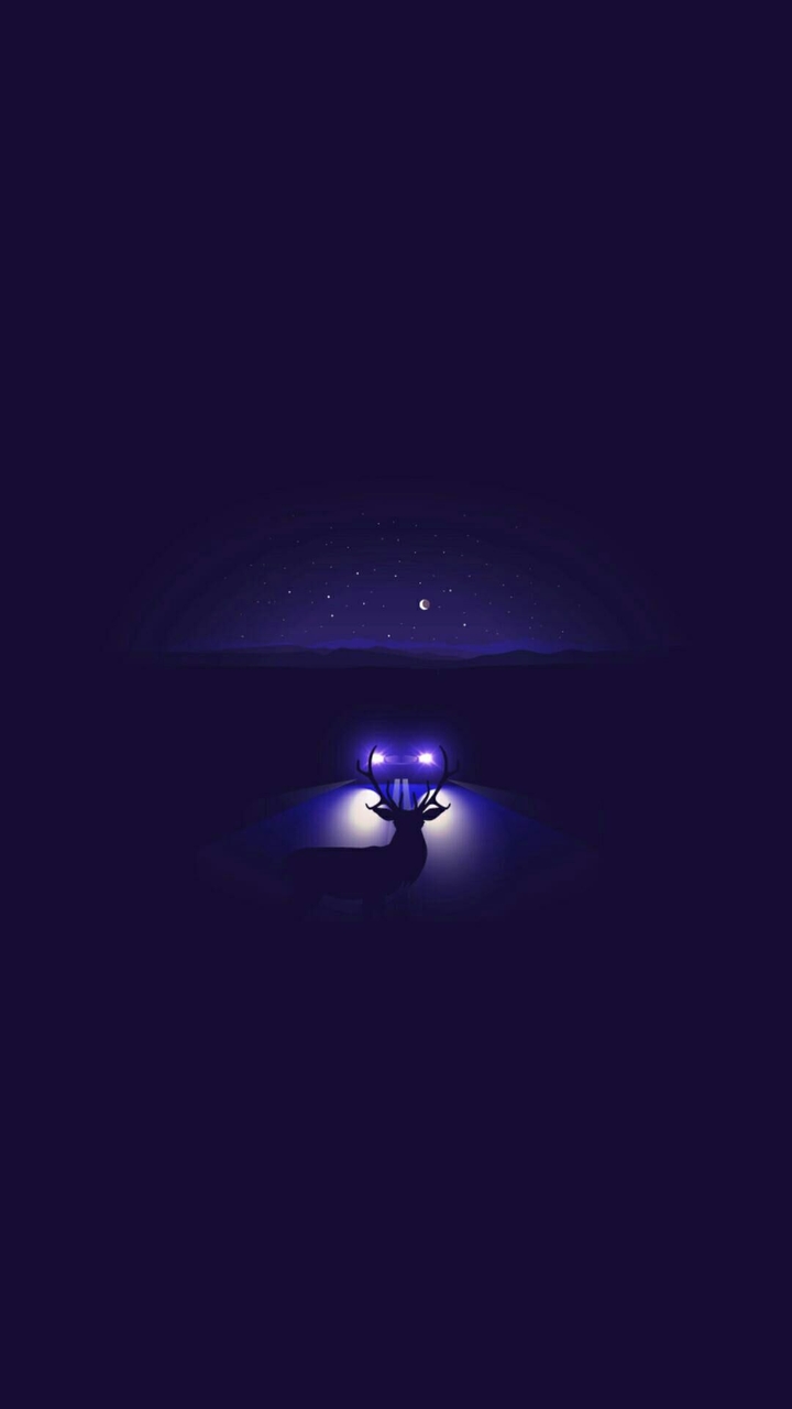 The blue light
