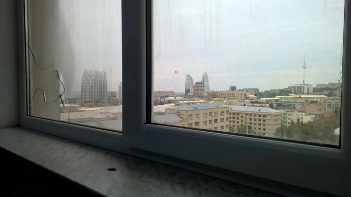 Baku from tall building.