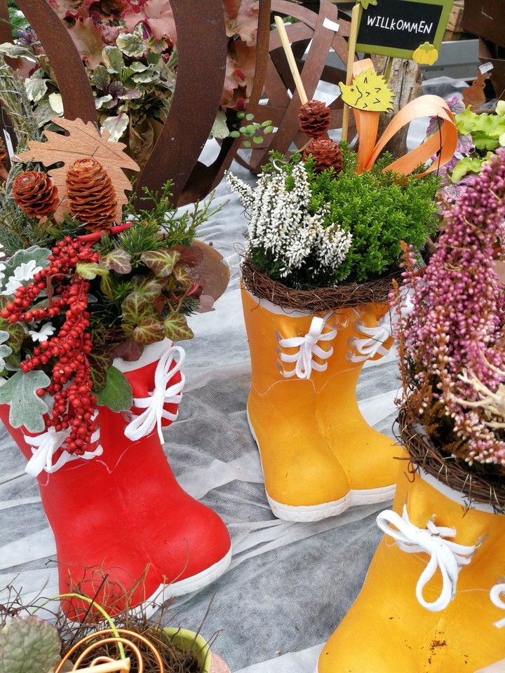 Blumen als Deko