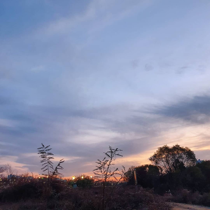 노을 하늘