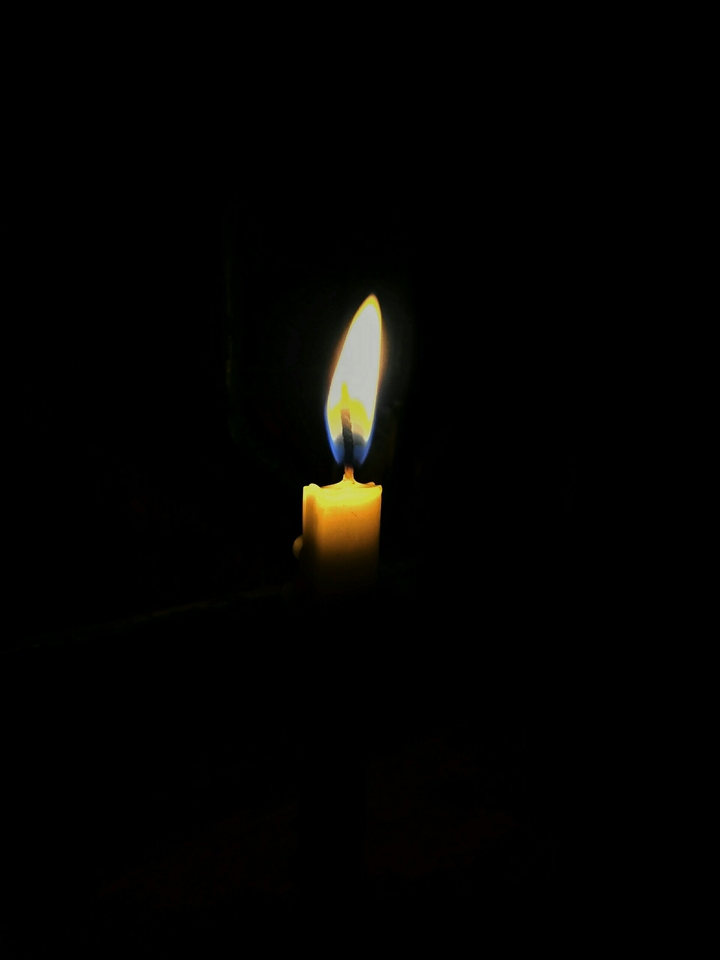 light on dark