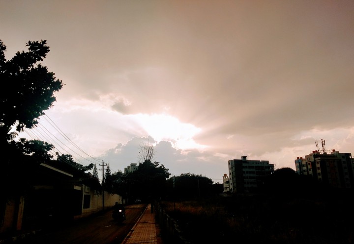 Be the sun breaking through the clouds!!