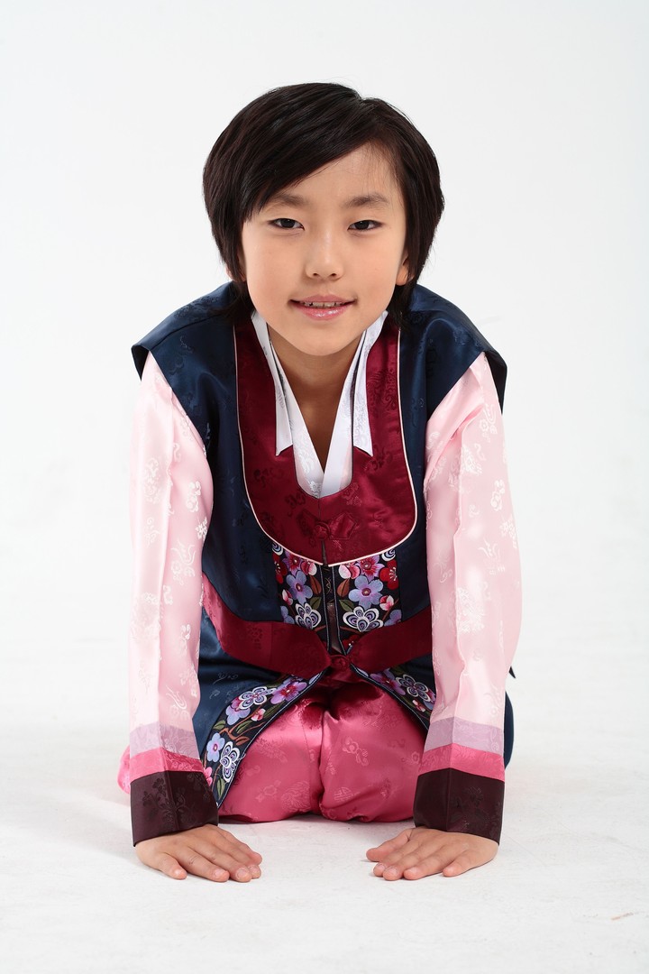 Family in Korean Dress