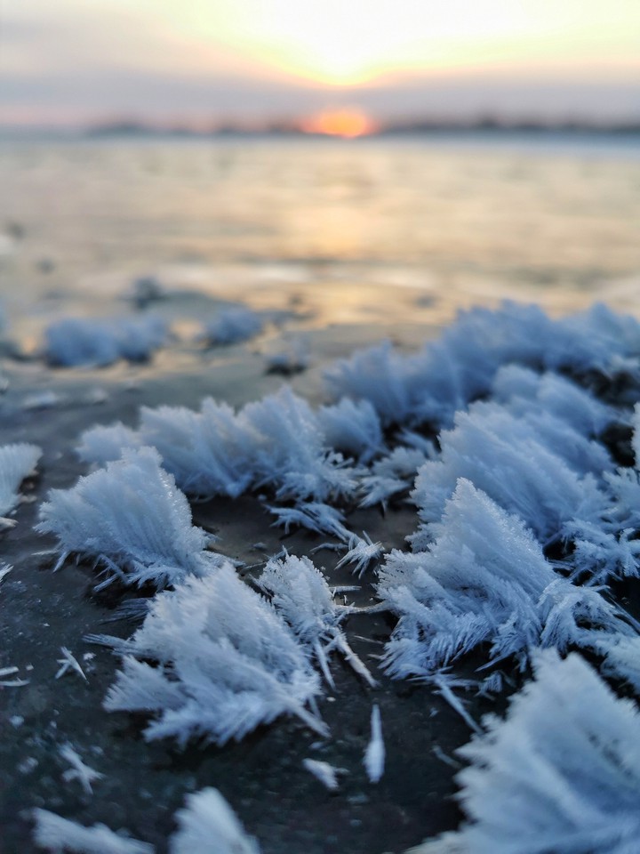 ice on the river