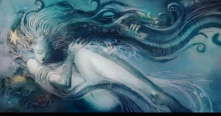 relaxing mermaid