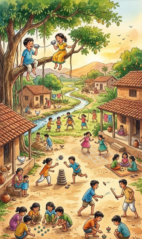 tapety Village, play