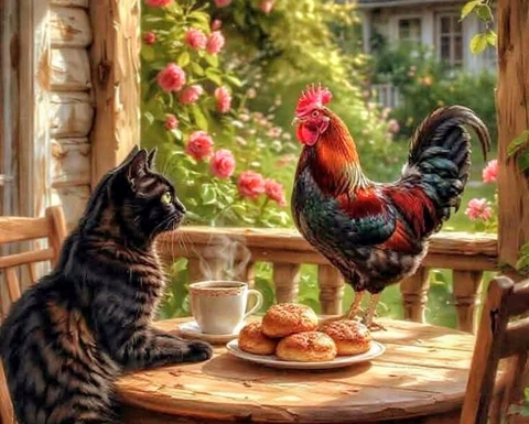 carnivores, Rooster wallpapers