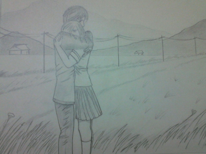 hugging