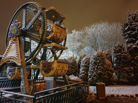 One winter night