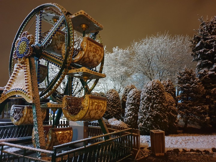 One winter night