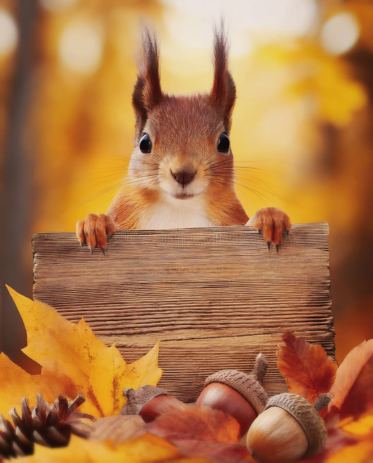THE SQUIRREL'S TREASURES