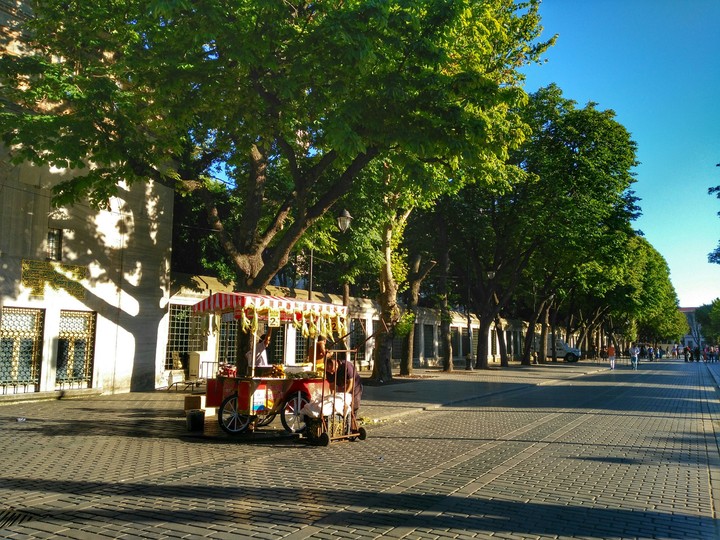 Corn Vendor in Sultanahmet
