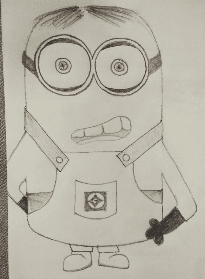 Pencil Sketch of Minion