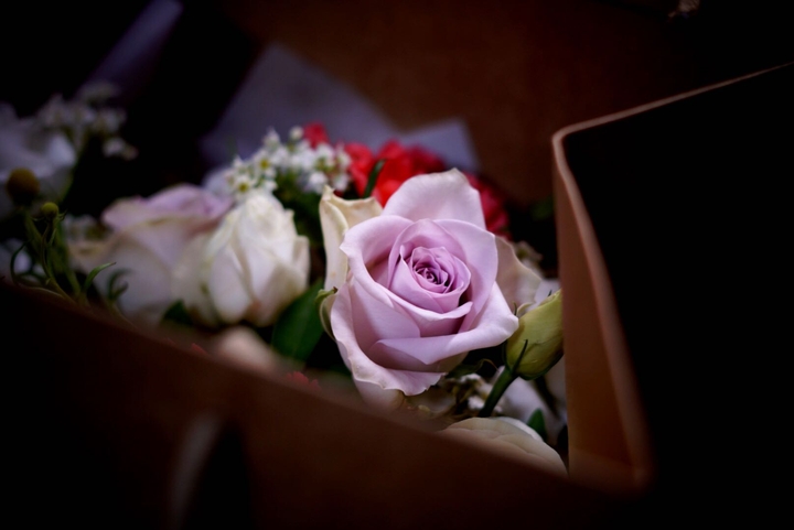 vintage rose bouquet