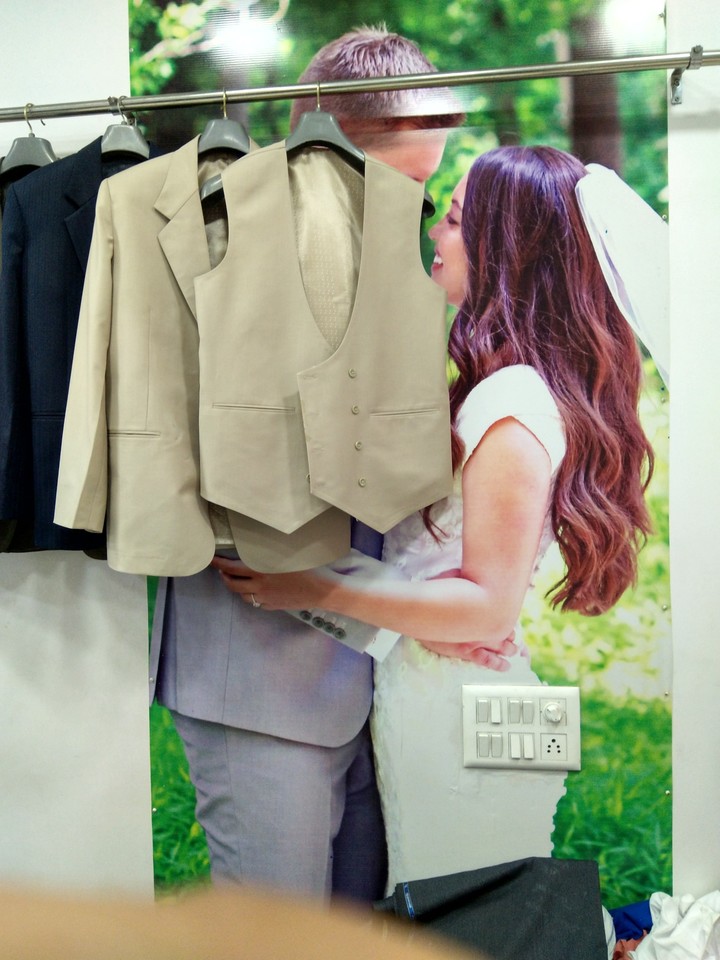 poster behind the jackets