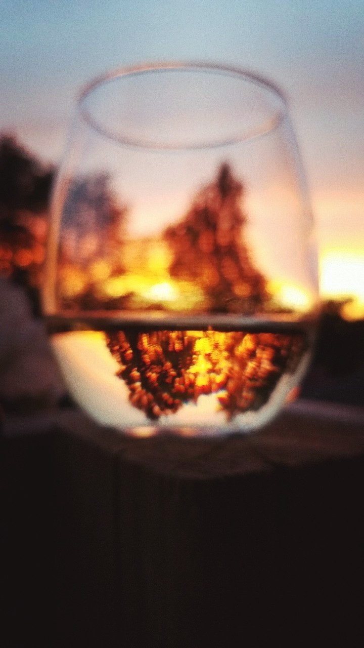 sunset wine