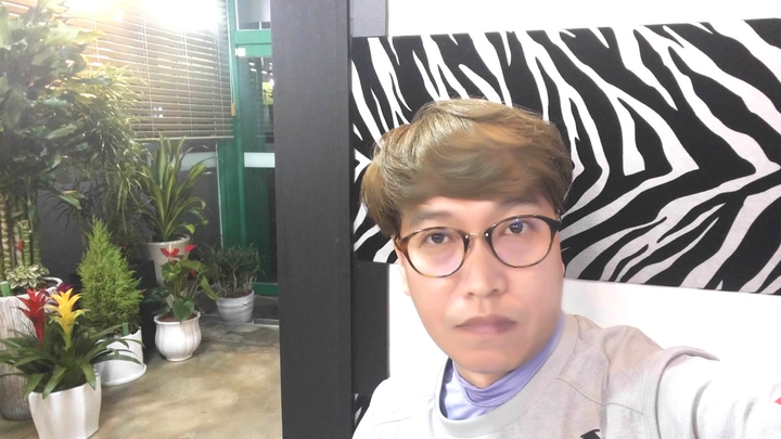오랜만의 염색,머리손질
