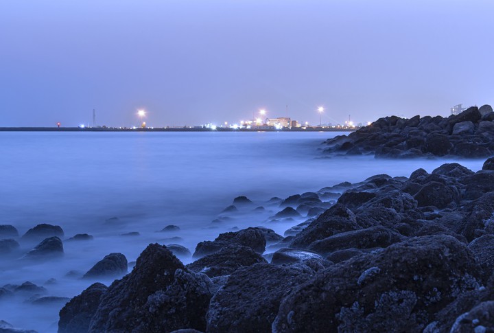 Night's blue scheme