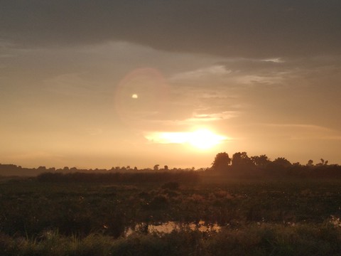 Sunset...