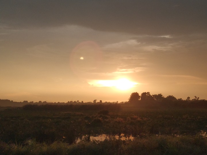 Sunset...